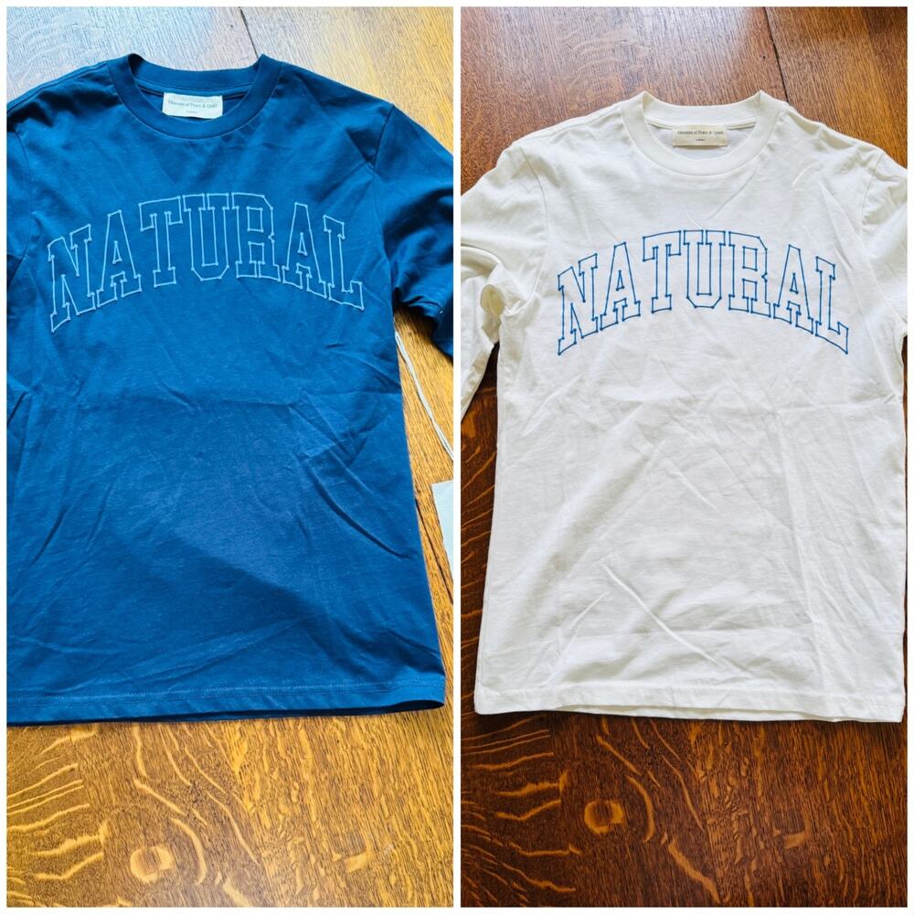 Museum of Peace and Quiet Puff Print Natural Long sleeve Tee XS